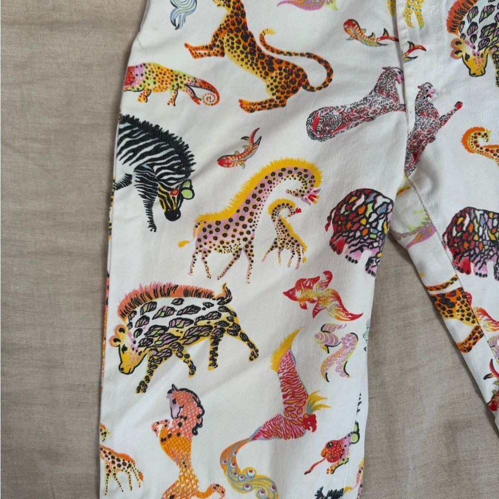 Rare Versace 1990s Fantasy Animal Print Jeans - Picture 5 of 13
